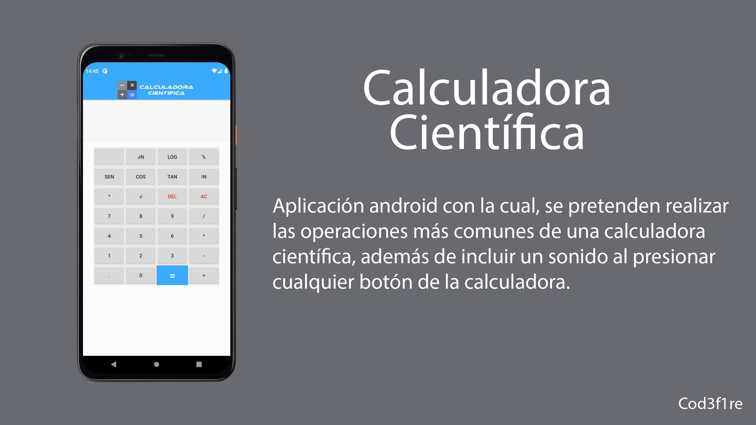 Cod3f1re calculadora cientifica